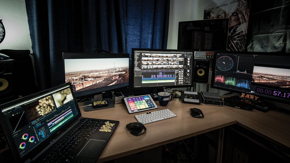 The Lair of Creative Genius Edit Bay Essentials Videomaker